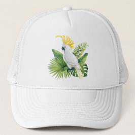 Gorra De Camionero Ilustración de cacatúa loro