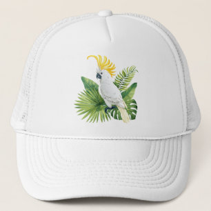 Gorra De Camionero Ilustración de cacatúa loro