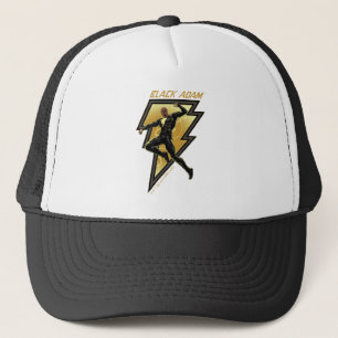 Gorra De Camionero Ilustracion de caracteres Black Adam Lightning Bol