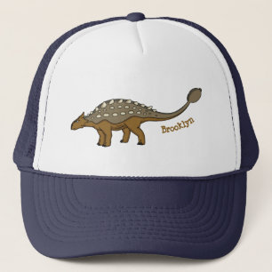 Gorra De Camionero Ilustracion de dinosaurios blindados de Ankylosaur