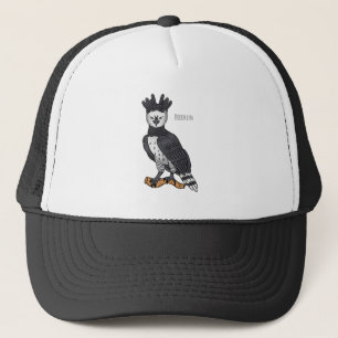 Gorra De Camionero Ilustracion de Harpy Eagle personalizado