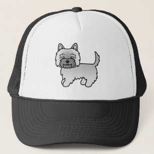 Gorra De Camionero Ilustración de perro de dibujos animados lindo Ter