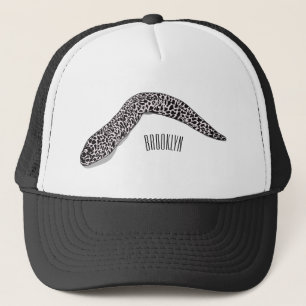 Gorra De Camionero Ilustracion de personalizado de anguila moray loca
