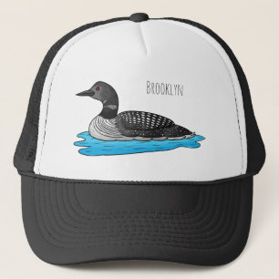 Gorra De Camionero Ilustracion de personalizado de aves de Loon