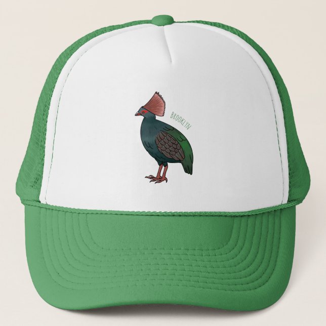 Gorra De Camionero Ilustracion de personalizado de aves perdigianas e (Anverso)
