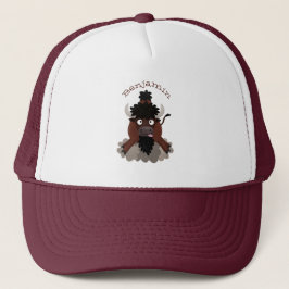 Gorra De Camionero Ilustracion de personalizado de bisontes búfalos d