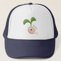 Ilustracion de personalizado de brote de semillas 