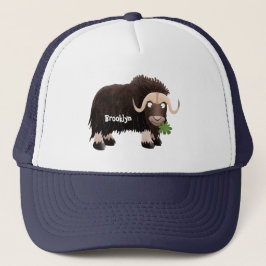 Gorra De Camionero Ilustracion de personalizado de buey hongo