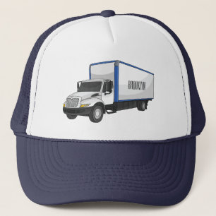 Gorra De Camionero Ilustracion de personalizado de camiones de cajas