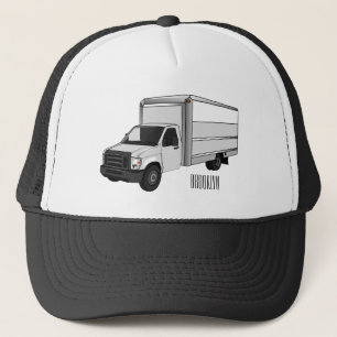 Gorra De Camionero Ilustracion de personalizado de camiones de cajas