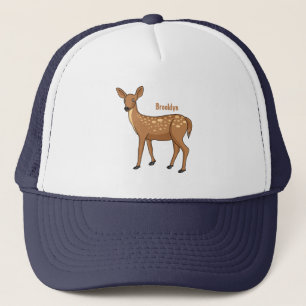 Gorra De Camionero Ilustracion de personalizado de ciervos manchados