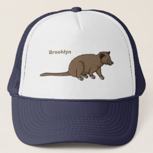 Gorra De Camionero Ilustracion de personalizado de civet de luwak