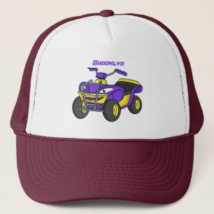 Gorra De Camionero Ilustracion de personalizado de cuatro ruedas mora