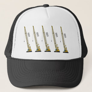 Gorra De Camionero Ilustracion de personalizado de excavadora Draglin