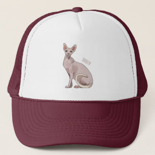 Gorra De Camionero Ilustracion de personalizado de gatos Sfinx