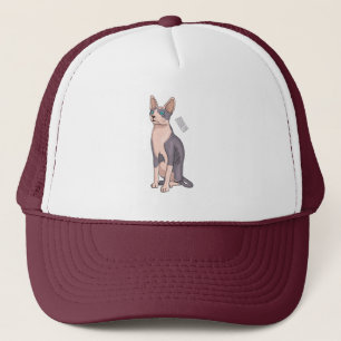 Gorra De Camionero Ilustracion de personalizado de gatos Sfinx