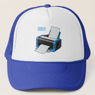 Gorra De Camionero Ilustracion de personalizado de impresora