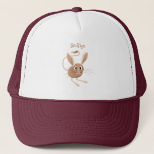 Gorra De Camionero Ilustracion de personalizado de jerboa larga y cor