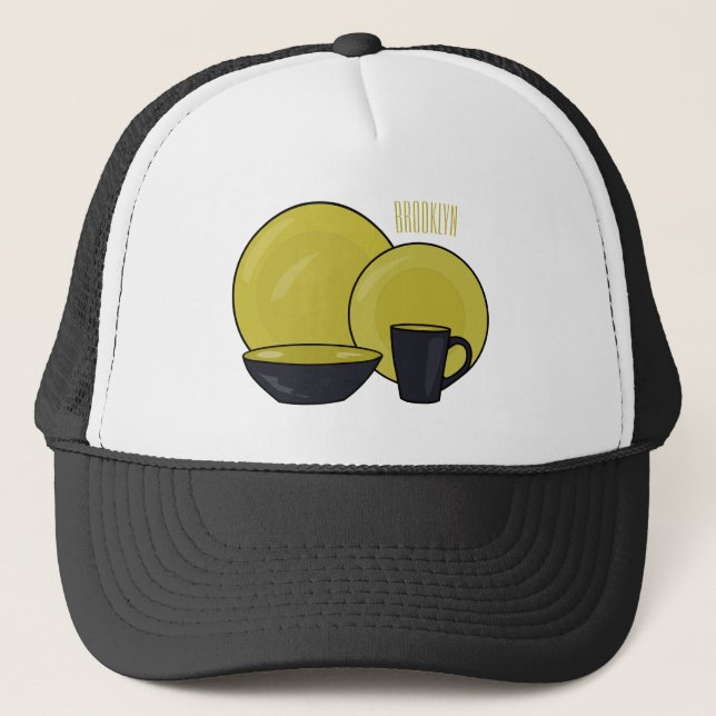 Gorra De Camionero Ilustracion de personalizado de juego de mesa (Anverso)
