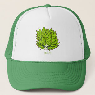 Gorra De Camionero Ilustracion de personalizado de lodo de hoja