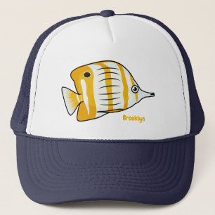 Gorra De Camionero Ilustracion de personalizado de mariposas