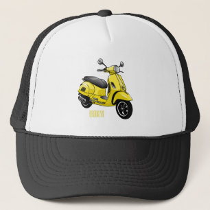 Gorra De Camionero Ilustracion de personalizado de motocicleta con ci