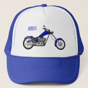 Gorra De Camionero Ilustracion de personalizado de motocicleta de hel