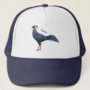 Gorra De Camionero Ilustracion de personalizado de pájaro de fuego si