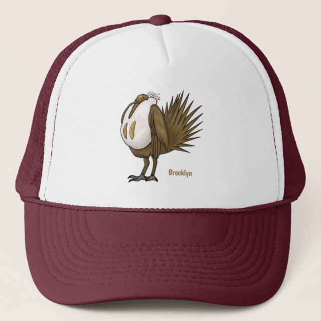 Gorra De Camionero Ilustracion de personalizado de pájaro de gran sab (Anverso)