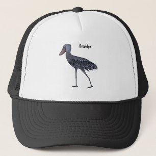 Gorra De Camionero Ilustracion de personalizado de pájaro Shoebill