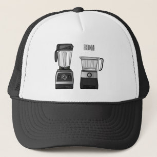 Gorra De Camionero Ilustracion de personalizado de procesador y mezcl