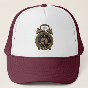 Gorra De Camionero Ilustracion de personalizado de reloj de alarma