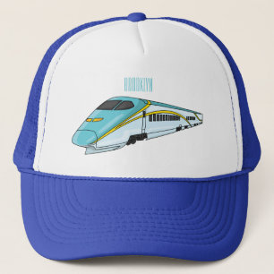 Gorra De Camionero Ilustracion de personalizado de trenes de alta vel