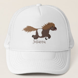Gorra De Camionero Ilustracion de personalizado del pony de Shetland 