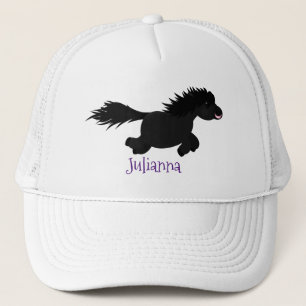 Gorra De Camionero Ilustracion de personalizado del pony de Shetland 
