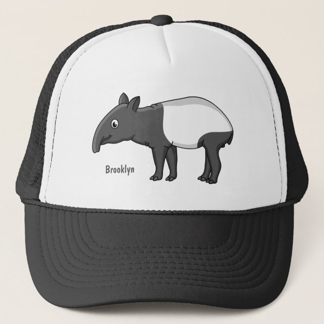Gorra De Camionero Ilustracion de personalizado feliz (Anverso)