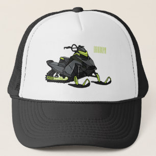 Gorra De Camionero Ilustracion de personalizado para motos de nieve