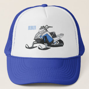 Gorra De Camionero Ilustracion de personalizado para motos de nieve