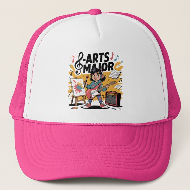 Gorra De Camionero Ilustracion de Personalizado principal de arte - C (Anverso)