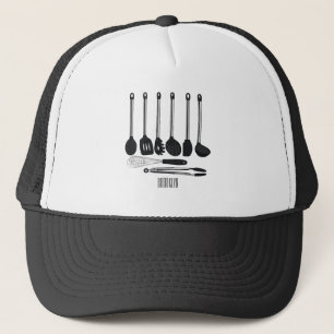 Gorra De Camionero Ilustracion de personalizados utensiales de cocina