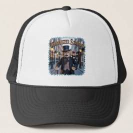 Gorra De Camionero Ilustración de Tabbynezer Scrooge – Tabby Scrooge