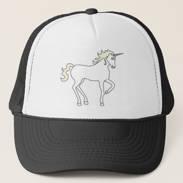 Gorra De Camionero Ilustracion de Unicornio (Anverso)
