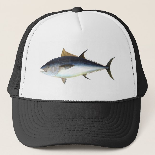 Gorra De Camionero Ilustracion del atún de Bluefin (Anverso)