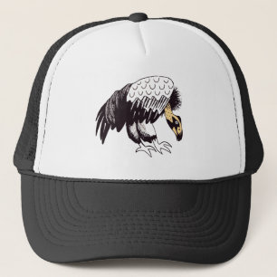 Gorra De Camionero Ilustracion del buitre