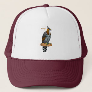 Gorra De Camionero Ilustracion del personalizado de las aves ornate h