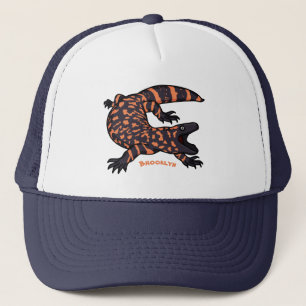 Gorra De Camionero Ilustracion del personalizado monstruo de la gila 