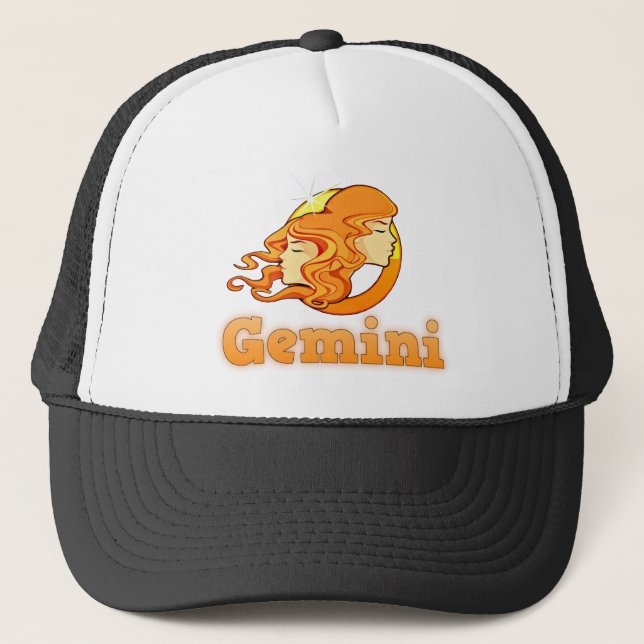Gorra De Camionero Ilustracion Gemini (Anverso)