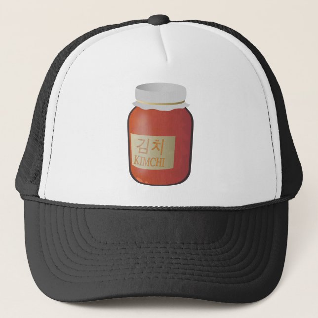 Gorra De Camionero Ilustracion Kimchi (Anverso)