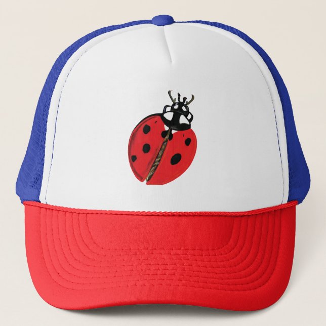 Gorra De Camionero Ilustracion Lady Bug (Anverso)