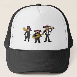 Gorra De Camionero Ilustracion Mariachi Personalizado de Banda